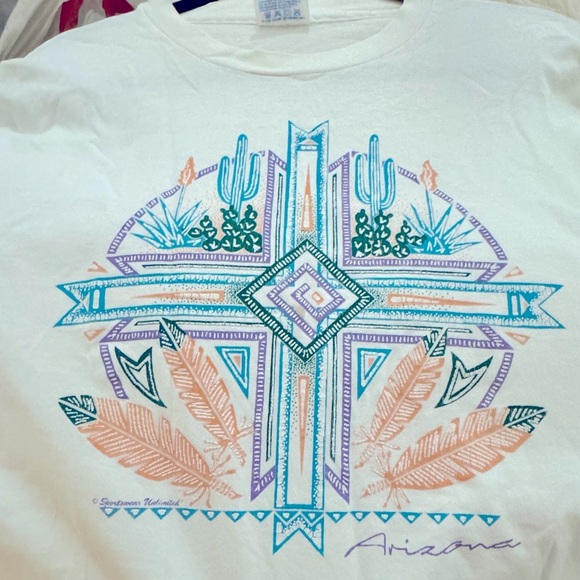 VTG Arizona Single Stitch Southwestern Desert Graphic TShirt Tourist USA Cotton - Picture 13 of 13